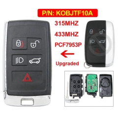 CN004034 5 Button Remote Car Key 315Mhz 433Mhz PCF7953P Chip KOBJTF10A for Land ...