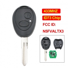 CN004033 2 Button OEM Remote Key Smart Car Key Fob 433Mhz ID73 Chip FCC ID N5FVA...