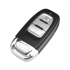 CS008009 Car Smart Remote Key Shell For Audi A4L A6L A5 Q5 + Insert Small Key Blanks Replacement Case