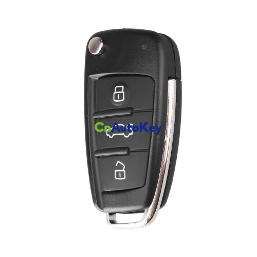 CS008003 3 Button Folding Flip Remote Key Shell Case Fob For Audi A2 A3 A4 A6 A6L A8 TT New