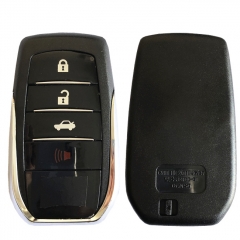 CS007073 For Toyota Fortuner Prado Camry Rav4 Highlander Crown Smart Keyless Case Housing 4 Buttons Remote Key Fob Shell