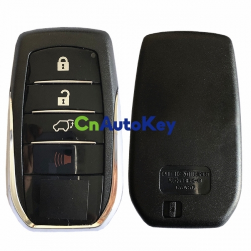 CS007074 For Toyota Fortuner Prado Camry Rav4 Highlander Crown Smart Keyless Case Housing 4 Buttons Remote Key Fob Shell