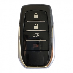 CS007074 For Toyota Fortuner Prado Camry Rav4 Highlander Crown Smart Keyless Case Housing 4 Buttons Remote Key Fob Shell