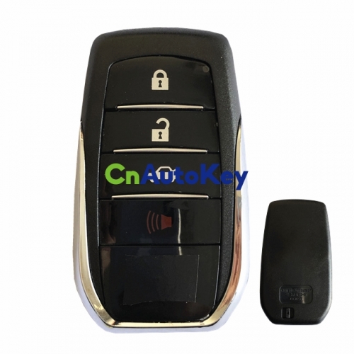 CS007073 For Toyota Fortuner Prado Camry Rav4 Highlander Crown Smart Keyless Case Housing 4 Buttons Remote Key Fob Shell