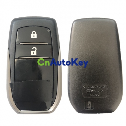 CS007070 For Toyota Fortuner Prado Camry Rav4 Highlander Crown Smart Keyless Case Housing 2 Buttons Remote Key Fob Shell