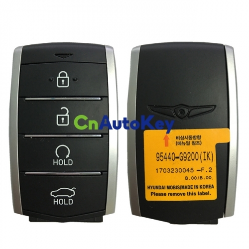 CN020139 For Hyundai Genesis 2019 Genuine Smart Remote Key 4 Buttons 433MHz 95440-G9200