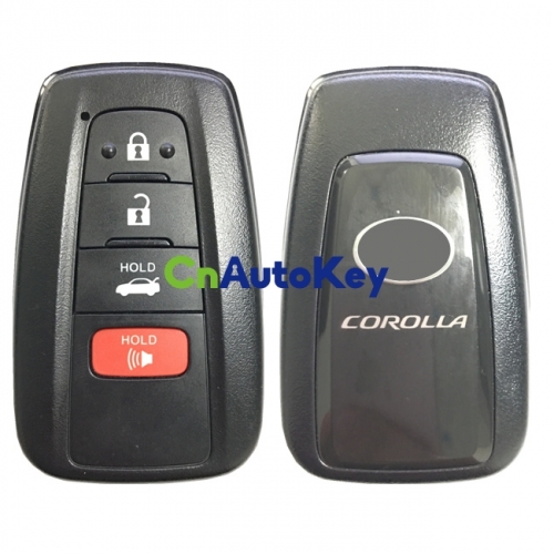 CN007186 For Toyota Corolla Hybrid 4 Button Smart Proximity Key Hyq14fbn 8990h-12040