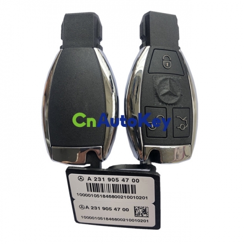 CN002054 ORIGINAL Smart Key Mercedes Benz 3Buttons 315MHz Blade HU64 FBS4 Part No A 231 905 47 00