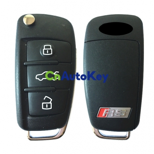 CN008079 ORIGINAL Flip Key for Audi A3 Q2 Q3 RS 3Buttons 434MHZ megmos AES KEYLESS GO _ 81A 837 220 R