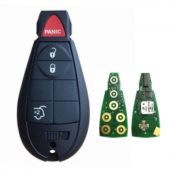 CN015094 Aftermarket 2009-2013 Jeep Grand Cherokee 4-Button Keyless Go Fobik PN 68051664AH IYZ-C01C