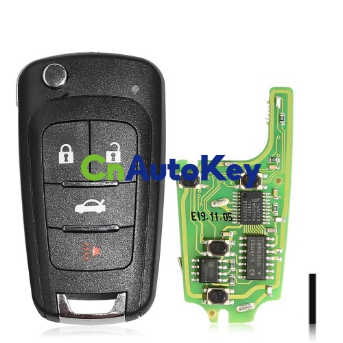 XNBU01EN Wireless Remote Key Buick Flip 4 Buttons English 5pcs/lot