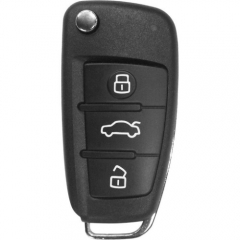 XNA600EN Wireless Remote Key Audi A6L Flip 3 Buttons English 5pcs/lot