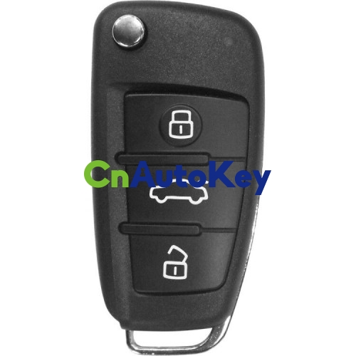 XNA600EN Wireless Remote Key Audi A6L Flip 3 Buttons English 5pcs/lot