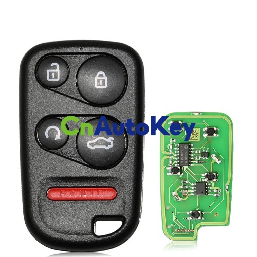 XKHO03EN Wire Remote Key Honda Separate 4 buttons with Remote Start & Trunk Button English 5pcs/lot