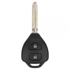 XKTO05EN Wire Remote Key Toyota Flat 2 Buttons Triangle English 5pcs/lot