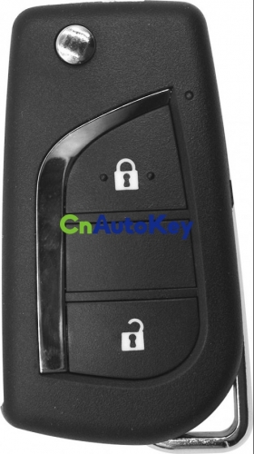 XNTO01EN Wireless Remote Key Toyota Flip 2 Buttons Folding English 5pcs/lot