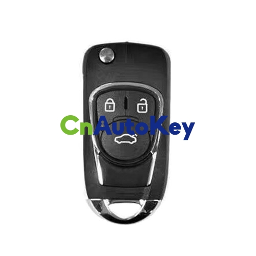 XNBU03EN Wireless Remote Key Buick Flip 3 Buttons English 5pcs/lot