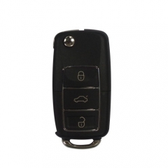XKB506EN Wire Remote Key VW B5 Flip 3 Buttons Extreme Black English 5pcs/lot