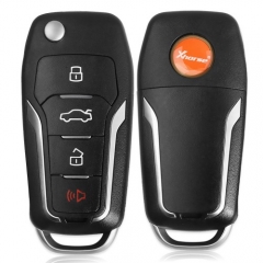 XKFO01EN Wire Remote Key Ford Condor Flip 4 buttons Unmovable Key King English 5pcs/lot