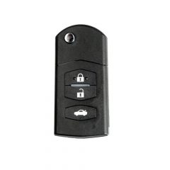 XKMA00EN Wire Remote Key Mazda Flip 3 Buttons English 5pcs/lot