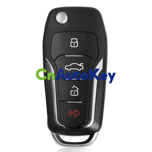 XKFO01EN Wire Remote Key Ford Condor Flip 4 buttons Unmovable Key King English 5pcs/lot