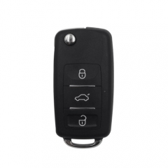 XKB510EN Wire Remote Key VW B5 Flip 3 Buttons Waterproof English 5pcs/lot