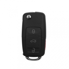 XKB509EN Wire Remote Key VW B5 Flip 3+1 Buttons English 5pcs/lot