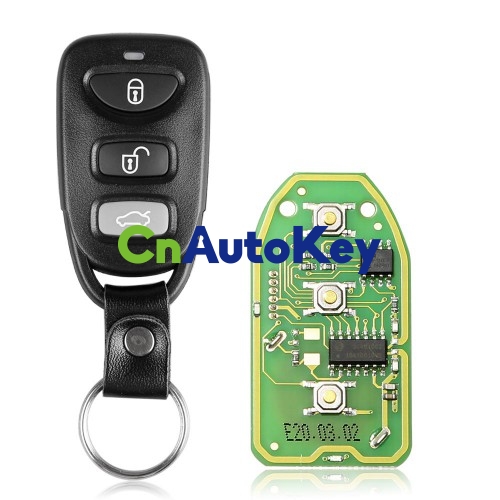 XKHY01EN Wire Remote Key Hyundai 4 Buttons English 5pcs/lot