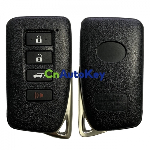 CN052028 Keyless-Go Smart Rmote Key 3+1B ASK 314.3MHz 8A SUV for Lexus 2017-2019 Board 0010 8A Chip TOY12 Blade FCC ID HYQ14FBB