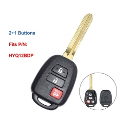 CN007192 3 Buttons Remote Control Car Key Fob 314MHz H Chip G Chip For Toyota RA...