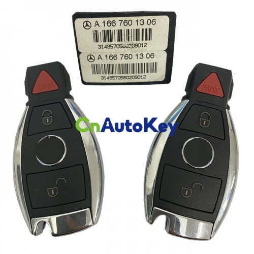 CN002062 New original key set for Mercedes with FBS3 system keyless go 315mhz A166 760 13 06