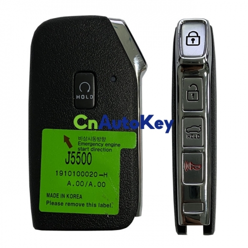 CN051121 For KIA 2020 Genuine Smart Remote Key 5 Buttons 433MHz HITAG 3 Transponder 95440-J5500