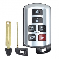 CN007211 314.3MHz 271451-5691 FCC ID HYQ14ADR Keyless Entry 6 Button Remote Key Fob for Toyota Sienna 2011-2019