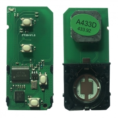 Lonsdor A433 434MHz ASK Toyota 4D 98 Smart Key PCB