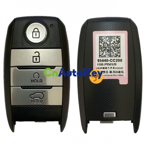 CN051129 Genuine KIA Sonet 2021 Smart Remote Key 4 Buttons 433 MHZ FCC ID FOBP956S20 95440-CC200