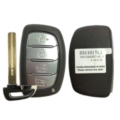 CN020135 For Hyundai Tucson 2018 Genuine Smart Remote Key 4 Buttons 433MHz HITAG 3 Transponder 95440-D3110