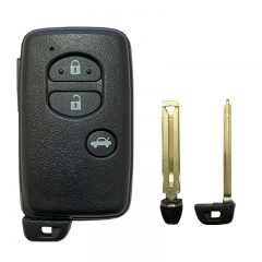 CN007168 For Toyota Avensis 2009+ Smart Key, 3Buttons, B75EA P1 98 4D-67 Chip, 433MHz 89904-05040 Keyless Go