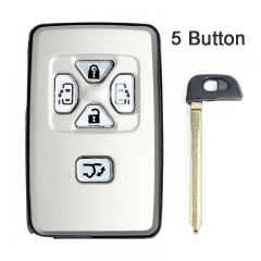 CS007062 Blank Shell for Toyota Previa Smart Key Card 4 Button