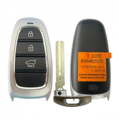 CN020183 ORIGINAL Smart Key for Hyundai Buttons:3 / Frequency:433MHz / Transponder:HITAG 3/128-bit AES/ID47 Honda / Blade signature:HY22 / Part No:954