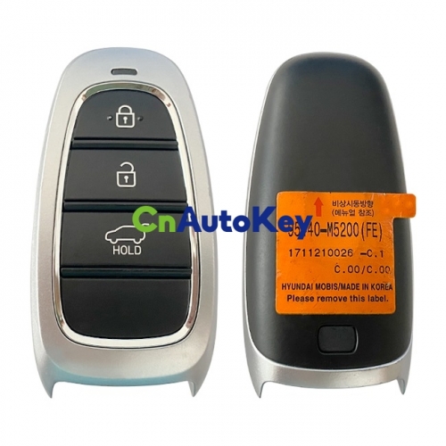 CN020183 ORIGINAL Smart Key for Hyundai Buttons:3 / Frequency:433MHz / Transponder:HITAG 3/128-bit AES/ID47 Honda / Blade signature:HY22 / Part No:954