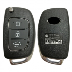 CN020059 Genuine HYUNDAI Elantra flip key remote, 3 buttons OKA-865T(BA), 433MHz 47CHIP