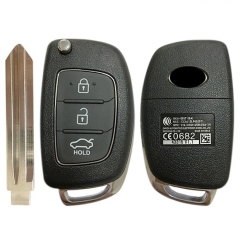 CN020059 Genuine HYUNDAI Elantra flip key remote, 3 buttons OKA-865T(BA), 433MHz...