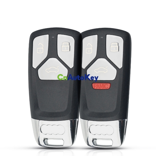 CS008020 For Audi Q7 SQ7 A4L A5 S5 2016 2017 2018 2019 3/4 Buttons Uncut Remote Car Key Shell Fob Smart Key Blank Case