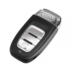 CS008023 For Audi A4l A3 A4 A5 A6 A8 Quattro Q5 Q7 A6 A8 Replacement Remote Key Shell Case HU66 Blade Smart Insert Key 3 Buttons