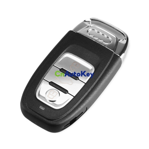 CS008023 For Audi A4l A3 A4 A5 A6 A8 Quattro Q5 Q7 A6 A8 Replacement Remote Key Shell Case HU66 Blade Smart Insert Key 3 Buttons