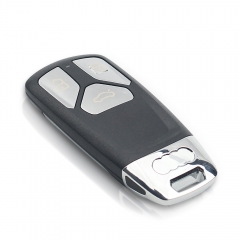 CS008020 For Audi Q7 SQ7 A4L A5 S5 2016 2017 2018 2019 3/4 Buttons Uncut Remote Car Key Shell Fob Smart Key Blank Case