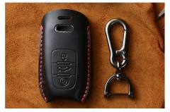 CS008031 For Old Audi B6 B7 B8 A4 A5 A6 A7 A8 Q5 Q7 R8 TT S5 S6 S7 S8 Key Bag Genuine Leather Remote Key Ring Smart Car Key Case