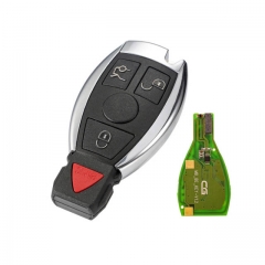 CN002078 Smart key with red dots panic 315MHz And 433MHz can change frequency automatically for Benz