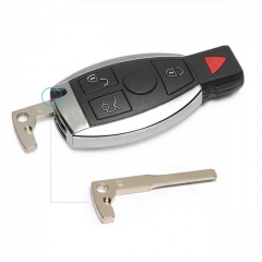 CN002078 Smart key with red dots panic 315MHz And 433MHz can change frequency automatically for Benz