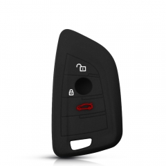 CS006031  For BMW 1 2 7 Series X1 X3 X4 X5 X6 X5M X6M F Class F15 F16 F48 Remote Fob Cover 3 Button Silicone Car Key Case